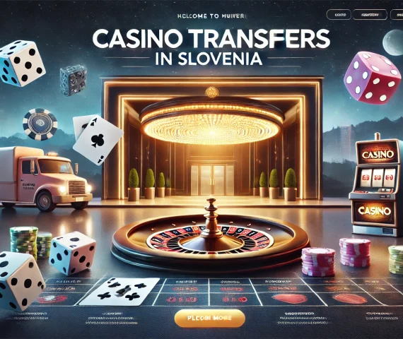 Luxury casino transfer service from Ljubljana Airport to Slovenia’s top casinos