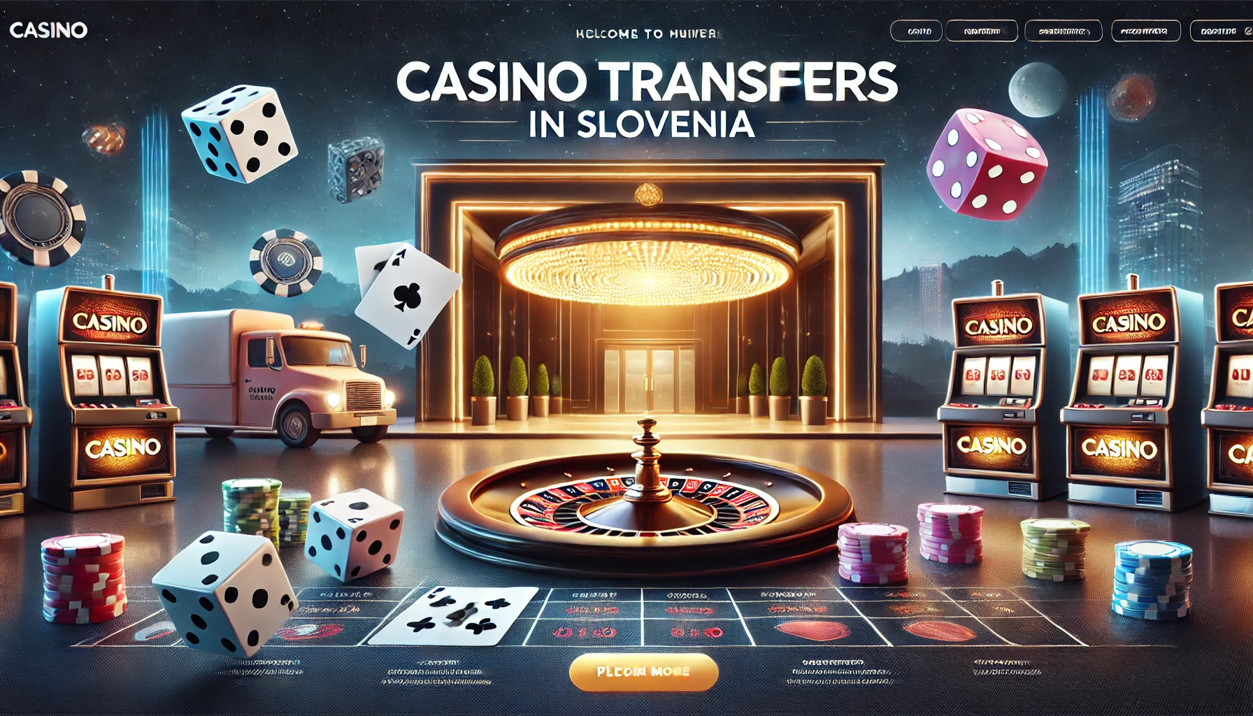 Luxury casino transfer service from Ljubljana Airport to Slovenia’s top casinos