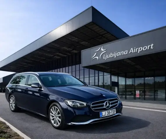Ljubljana Airport Taxi & Private Transfer – Mercedes E-Class
