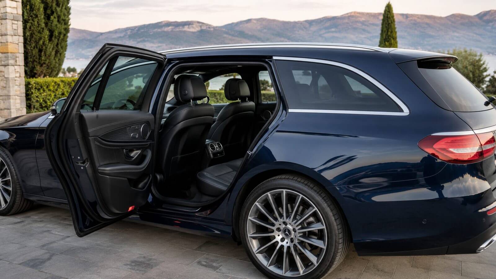 Mercedes E-Class station wagon private taxi transfer